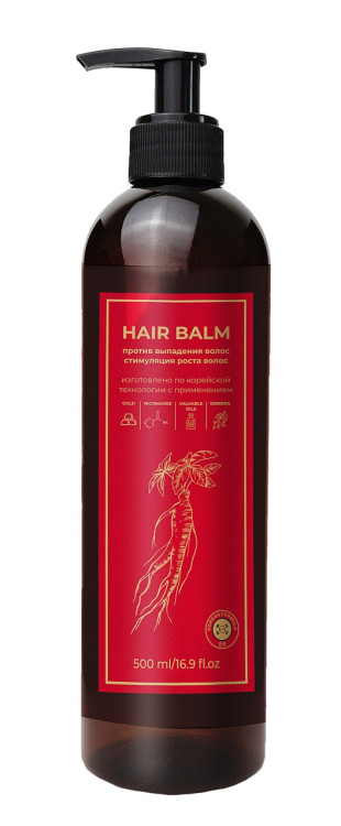 Бальзам для волос с корейским женьшенем и золотом 500 мл в Саратове