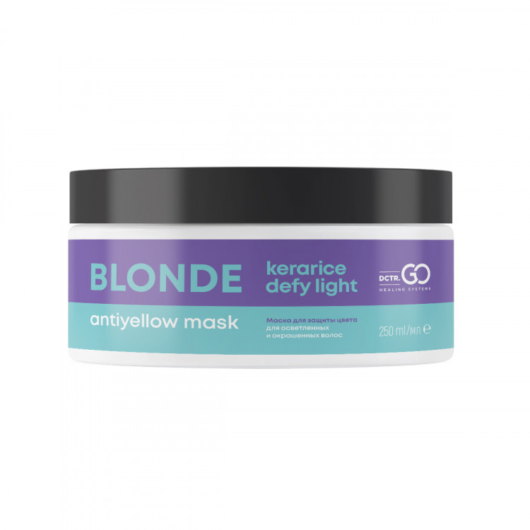 Блонд маска для защиты цвета Kerarice Defy Lidht Dctr.Go 250мл в Саратове
