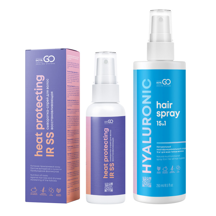 Dctr.Go Набор Спрей для волос 15в1 250 мл + сыворотка для роста волос 100 мл в Саратове